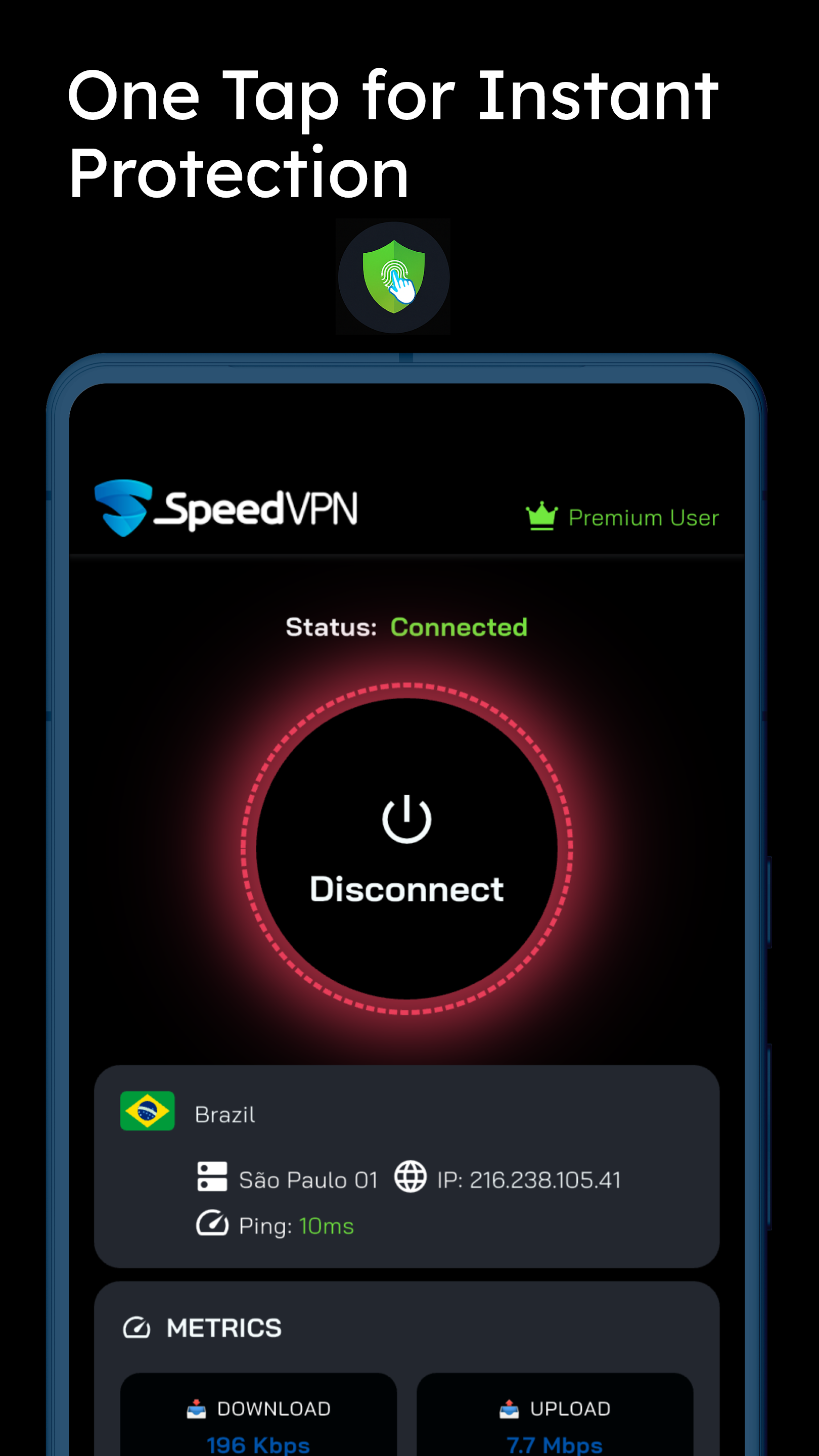 Speed VPN Mobile Screenshot 2